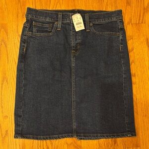 J. Crew denim skirt NWT size 4